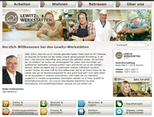 Tablet Screenshot of lewitzwerkstaetten.de